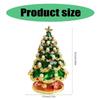 Elegante Weihnachtsbaum-Schmuckschatulle Dekorative Weihnachtsbaum-Schmuckaufbewahrungen Zarter Schmuckaufbewahrungsbehälter