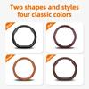 ZKMD1 Suitable for Renault Ultra-Thin Breathable Leather Steering Wheel Cover Suitable for Megane 3 2 4 Clio4 5 Captur Trafic