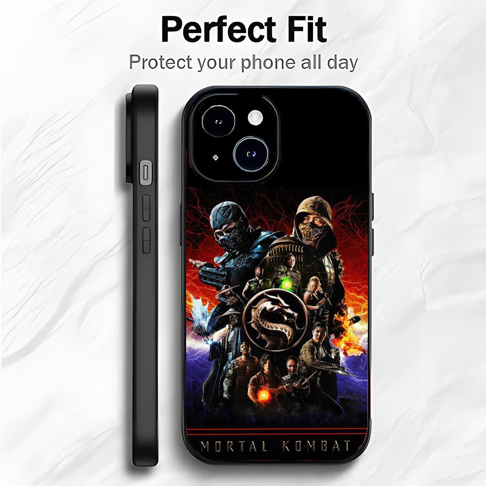 

Fierce Game Scorpion M-Mortal Kombat Phone Case Phone Case Soft Packaging Lightweight For iPhone17 16 15 14 13ProMax iphone12promax