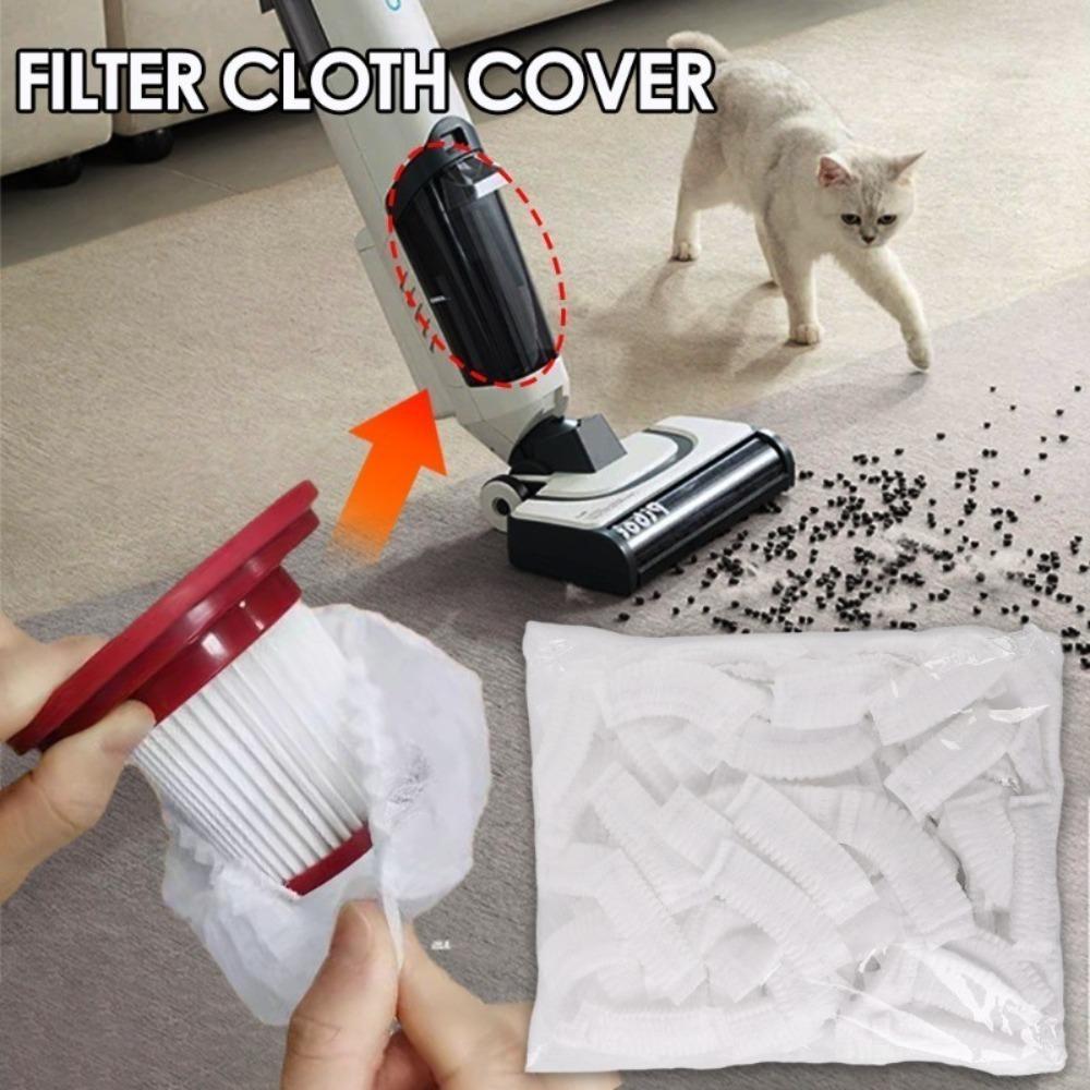 New Non-wovens Vacuum Cleaner Filter Mesh Durable Dust-proof Dust Collection Filter Mesh Disposables Filter Cover Accessories