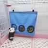 Meerschweinchen Heuraufe, Kleintierfutterspender, Kaninchen Heufutterbeutel, Kaninchen Futterspenderbeutel, 2 Löcher, 3 Löcher