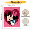 Disney DIY Oil Painting Kits Mickey Minnie Love Hand Painting Home Decor Craft Gift Ideas For Couples Romantic Wall Art Decor 130 Letter