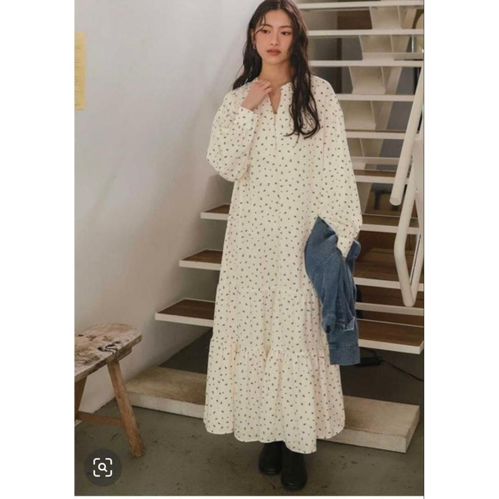 Used Same day shipping Titivate Skipper Tiered Long Sleeve Dress