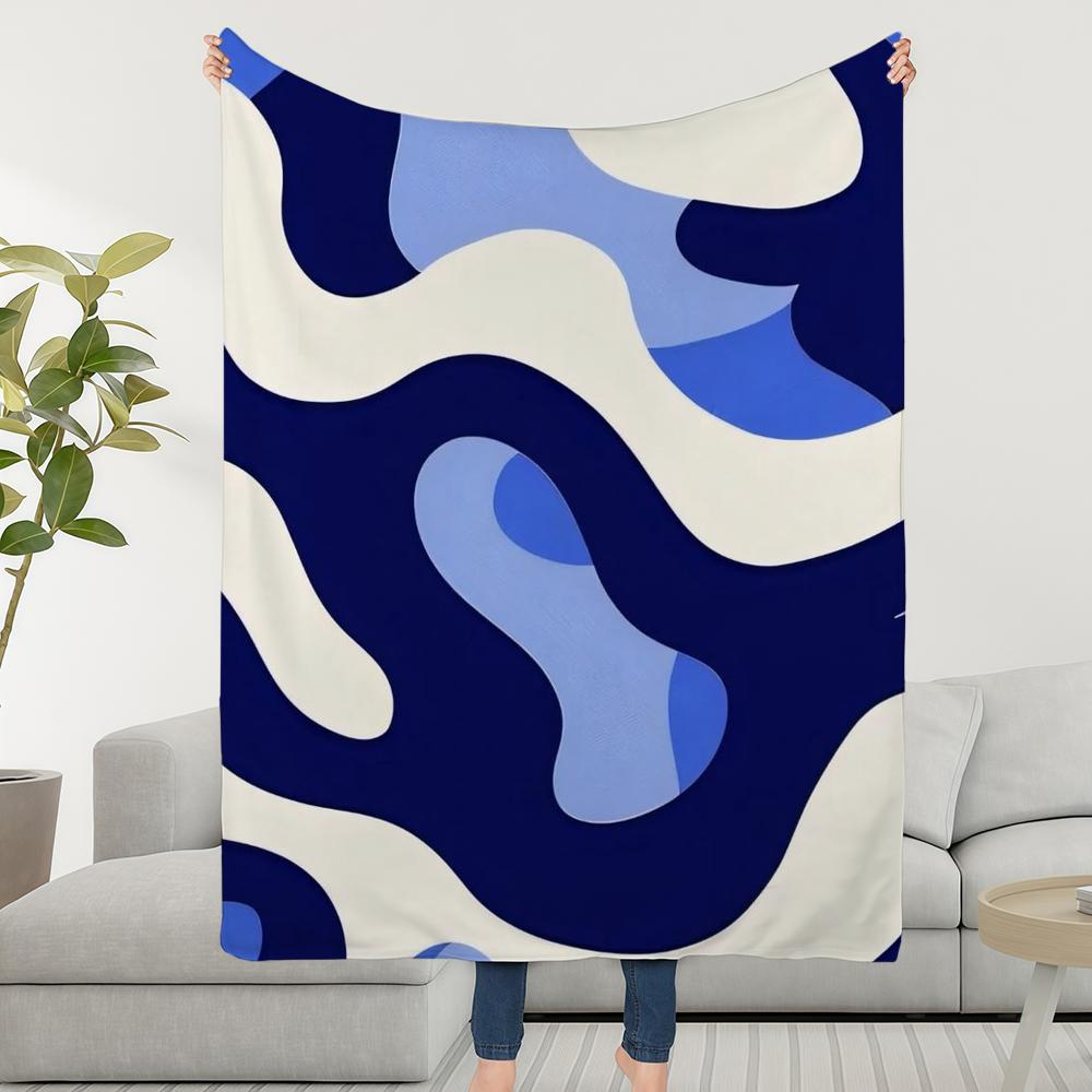 Blanket Throw Super Pattern Cosy Plush Living Swirl Room Sofa Couch Childish Camouflage Birthday Gifts