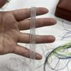 10String, Small Beads, 2 Mm, 3 Mm, Minimalist Handcrafted Round Glass Beads for Jewelry Making DIY Necklaces, Bracelets, Anklets Accessories 38cm
