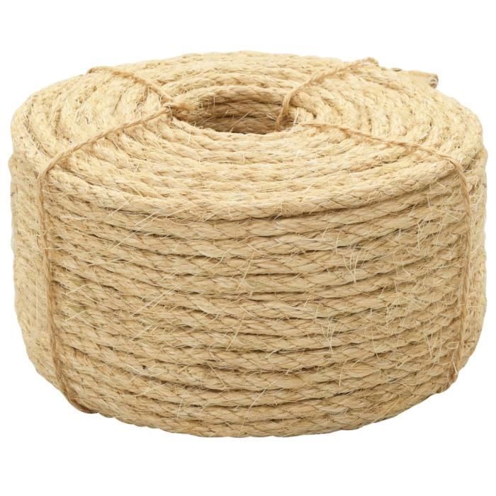 VidaXL Corde 100 % en sisal 8 mm 100 m