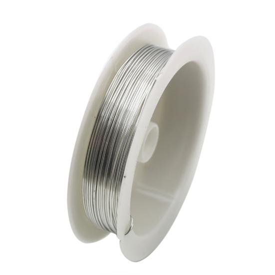 

0,2/0,25/0,5/0,7/1 мм медные бусины из проволоки «сделай сам», аксессуары для изготовления ювелирных изделий 1mm серебряный