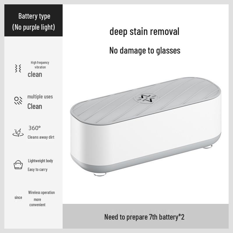 

Compact Sonic Lens Cleaner: Beauty & Household Glasses Cleaning Tool