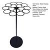 Rotating Medal Display Stand Wall Safety Medal Hanger No Drilling 360 Degrees Spin Holds 45+ Medals Heavy-Duty Metal Base Awards Display Holder
