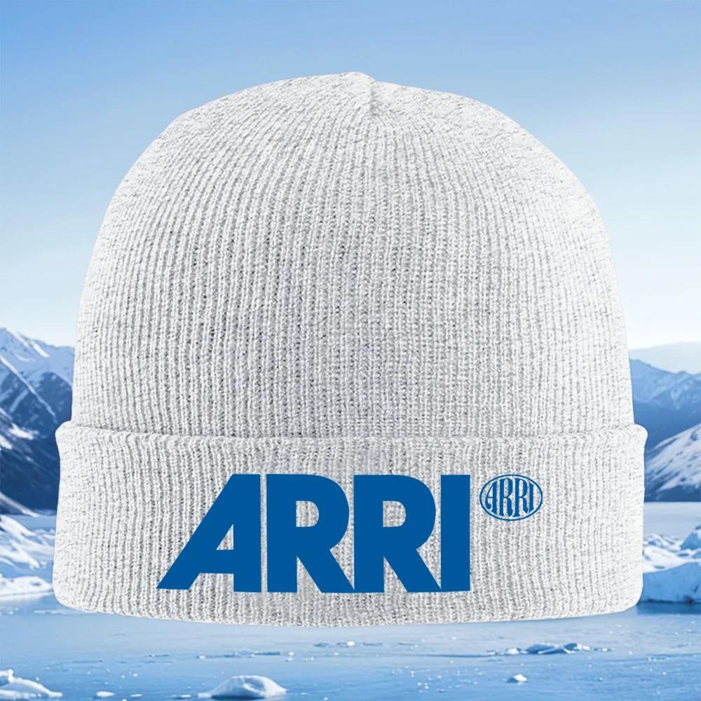 Blue Letters Logo Film Company Unisex Women Unisex Knitted Hat Beanie Pullover Cap Winter Thermal Warm Christmas Outdoor Cycli