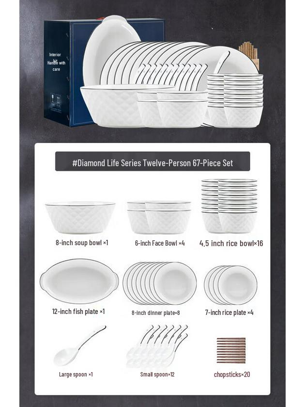 Moda Lanka Ceramic Dinnerware Set