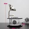 Metal Geometry Art Crystal Phonograph, Speaker, Broadcasting Machine, Model Decoration Ornament, Home Decoration Crafts