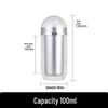Premium 100ML Acrylic Medicine Bottle with 60 Capsules