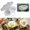 Versatile Microwave Eggs Pan Frying Box Eggs Frying Container Plastic Material Perfect for Busy Professionals Students