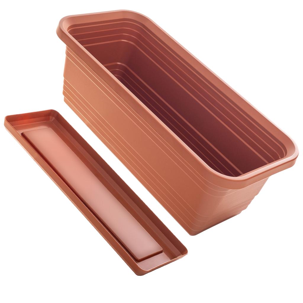 KADAX Balcony Flowerpot Flower Box + Stand