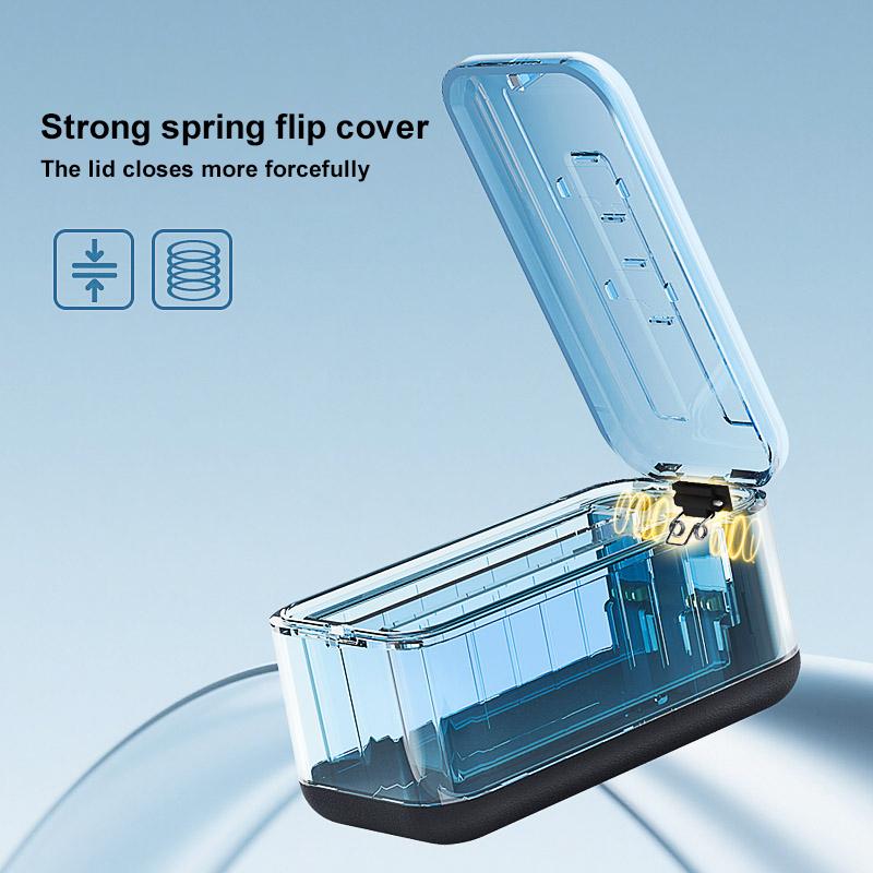 For Insta360X5 Portable Camera Battery Charging Box Dual-Slot Fast Charging Case USB-C Rechargeable Digital Display Battery Part