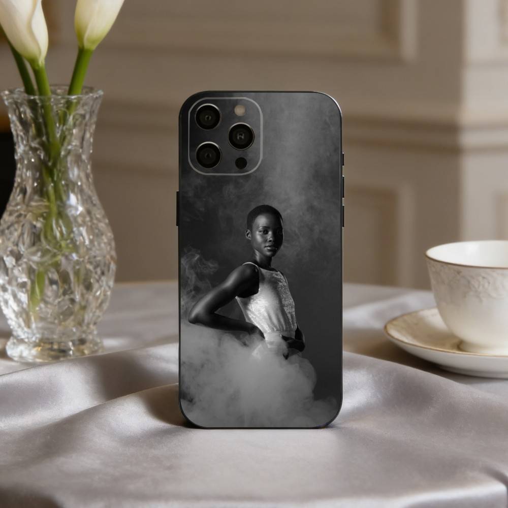 L-Lupita N-Nyongo Actress Phone Case For iPhone 17pro, 16,15,14,13,12,11 X XR Plus,Others Soft Black Cover