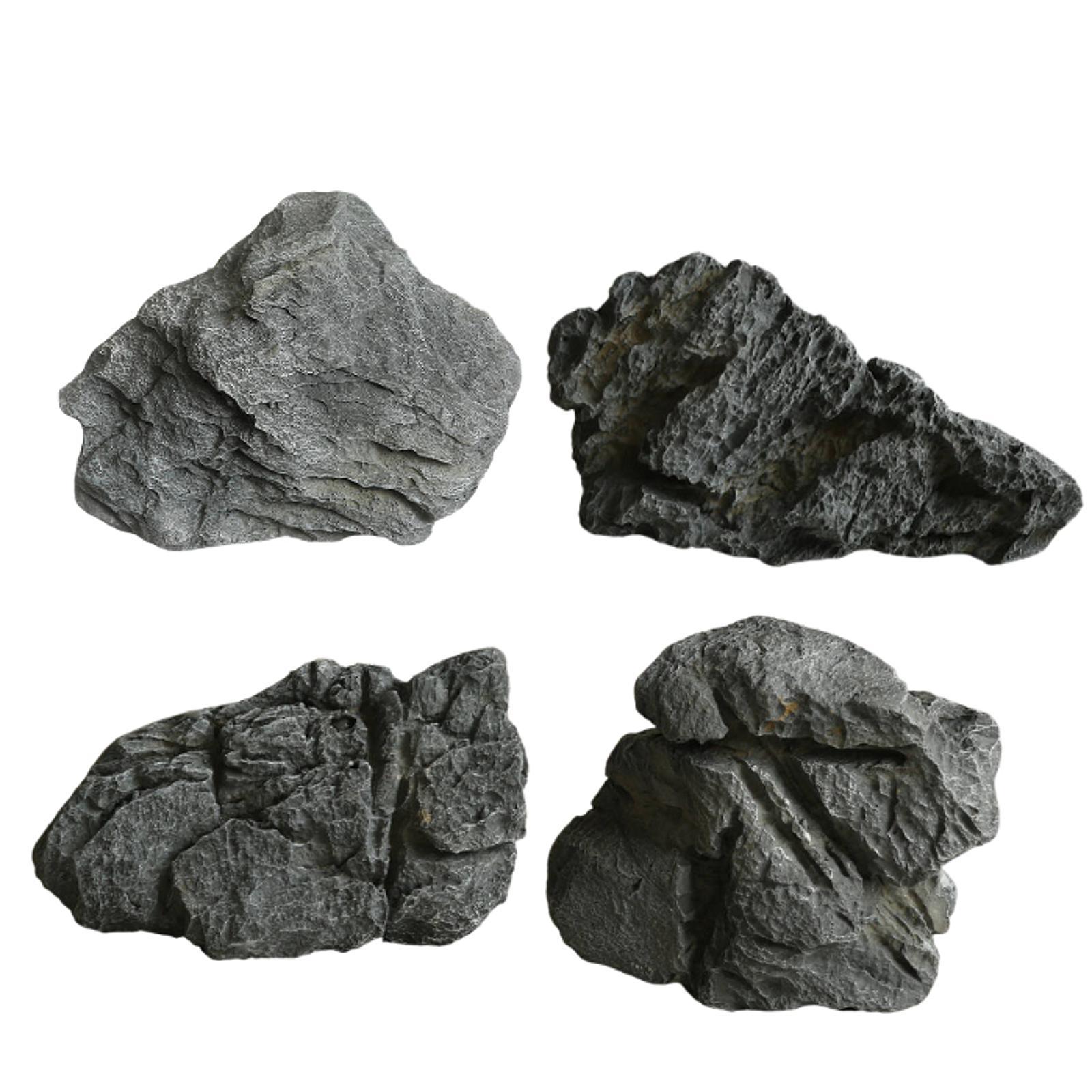 

Landscape Rock Multifunction Fairy Garden Realistic Landscape Decoration for Landscaping Outdoor Backyard Courtyard Garden 32x13x18cm