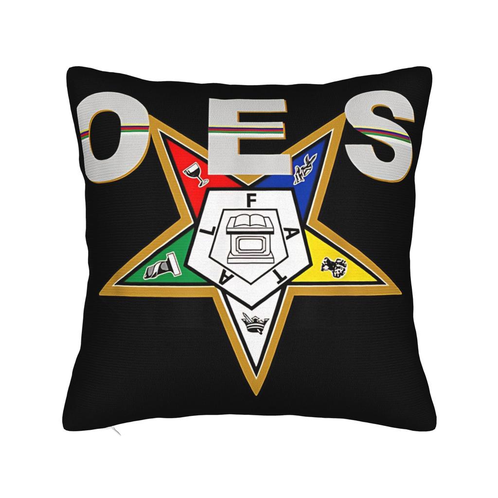 OES Order of the Eastern Star Sistar Sisterhood Pillow Cover Funny Pillow Case For Wedding Party Home Decor Graphic Pillowcases