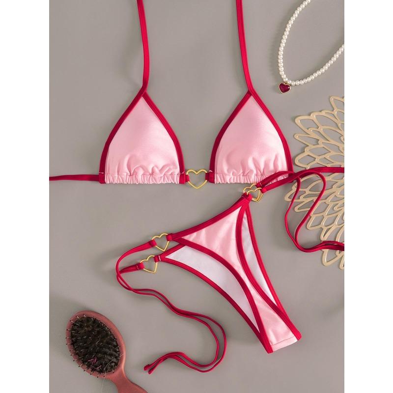 New Women Lace-up Bikini Swimsuit Premium Swimwear Sexy Beach Suit Summer Fashion