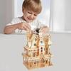 Fantasy Villa Model House Kit 3d Puzzle Model Set Woodcraft Construction Toy