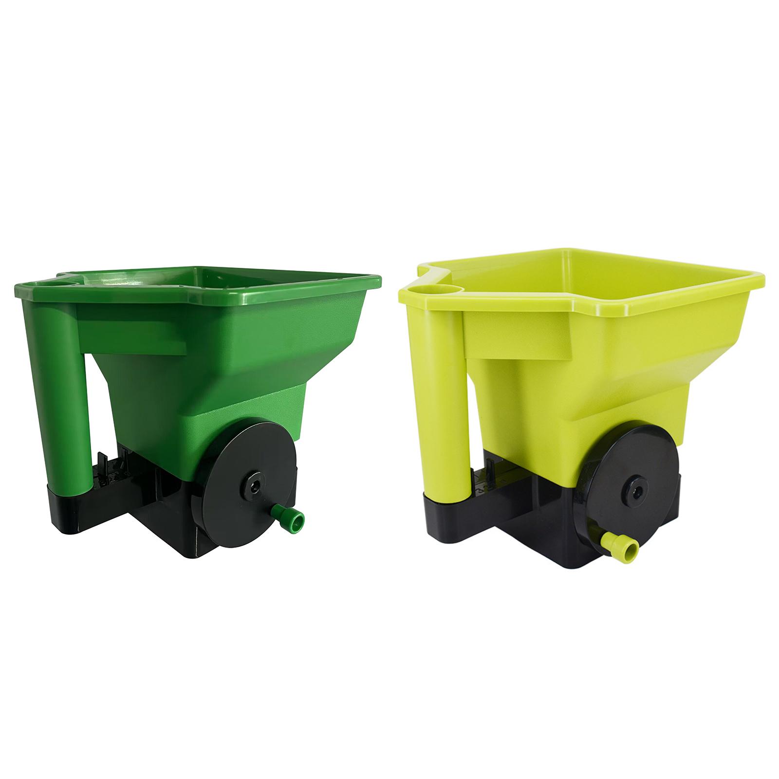 Multi-Purpose Rotary Spreader with Adjustable Crank Handheld Grass Seed Spreader for Grass Seed Fertilizer Salt