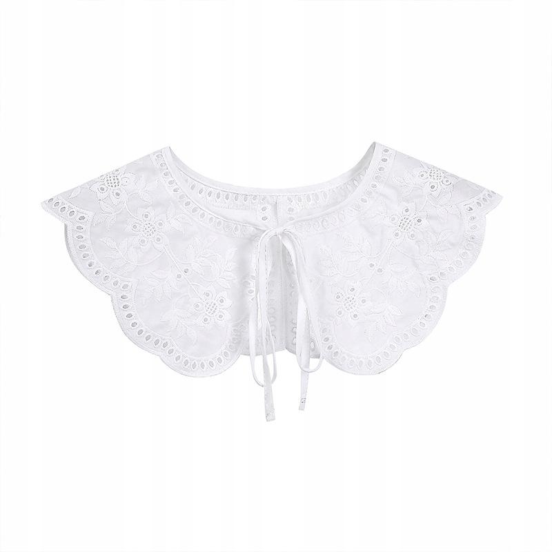 BLACK COLLAR made of tulle, elegant, tied, fashionable accessory for clothes