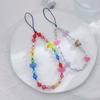 The Same INS Lantern Beads In Japan and South Korea, Love Little Yellow Duck and Bear Fashion Anti-lost Hand Carry Pendant Mobile Phone Chain