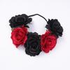 Bohemian Rose Wreath Headband for Halloween Party