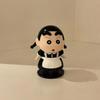 Crayon Shin Chan 10cm Anime Model GK Shin Chan Cos Maid Small Plait Kawaii Desktop Decoration Model Kids Children Brithday Plaything
