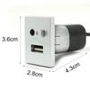 1PC Fit For Ford Focus 2 Mk2 2009 2010 2011  Car USB AUX Input Adapter Mini Cable USB Jack Interface Switch Accessories