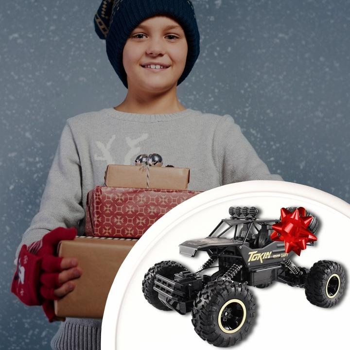 Duży Samochód Zdalnie Sterowany Auto Rc Metal Terenowy Napęd 4X4 Pilot