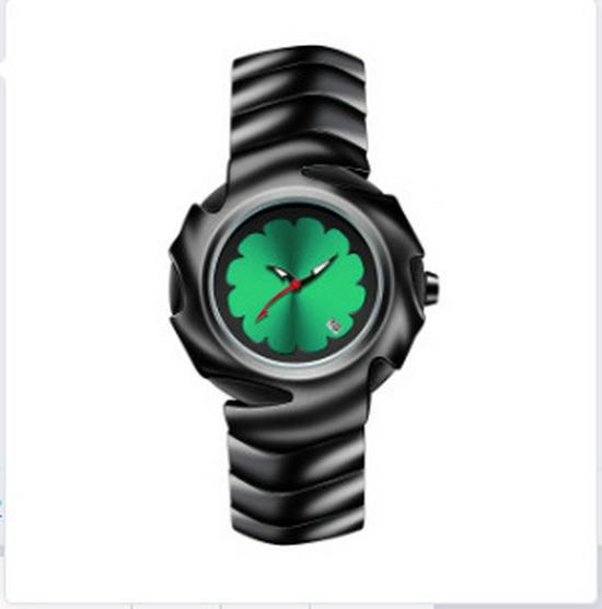 Pre-owned Irregular Blade Retro Men's Watch: High-End Niche Fashion Design