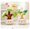Simulated Potted Apple & Persimmon Tree Plush Ornament
