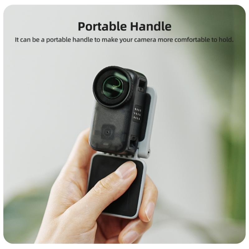 Foldable Magnetic Camera Mount Base with 180Degree Tilt 360°Rotation Quick Release for GO 3S/GO 3 Portable Shoot