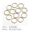Father's Day Jewelry Materials Split Rings 5 Colors 9 Sizes Accessories Parts Women's Clothing Accessories For Women