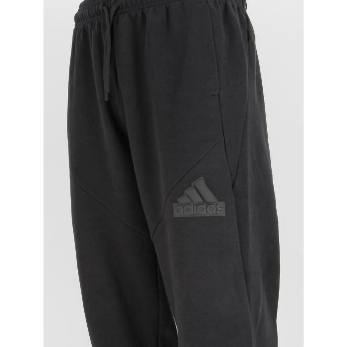 Tepláky U fi logo pt - Adidas - Černé - Fitness - Elastický pas - Elastický lem