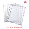 5Pcs Handmade Perler Beads Baking Cloth Edge-Stitched Transparent Iron-On Mat Heat-Resistant Paper Diy Accessories Perler Beads