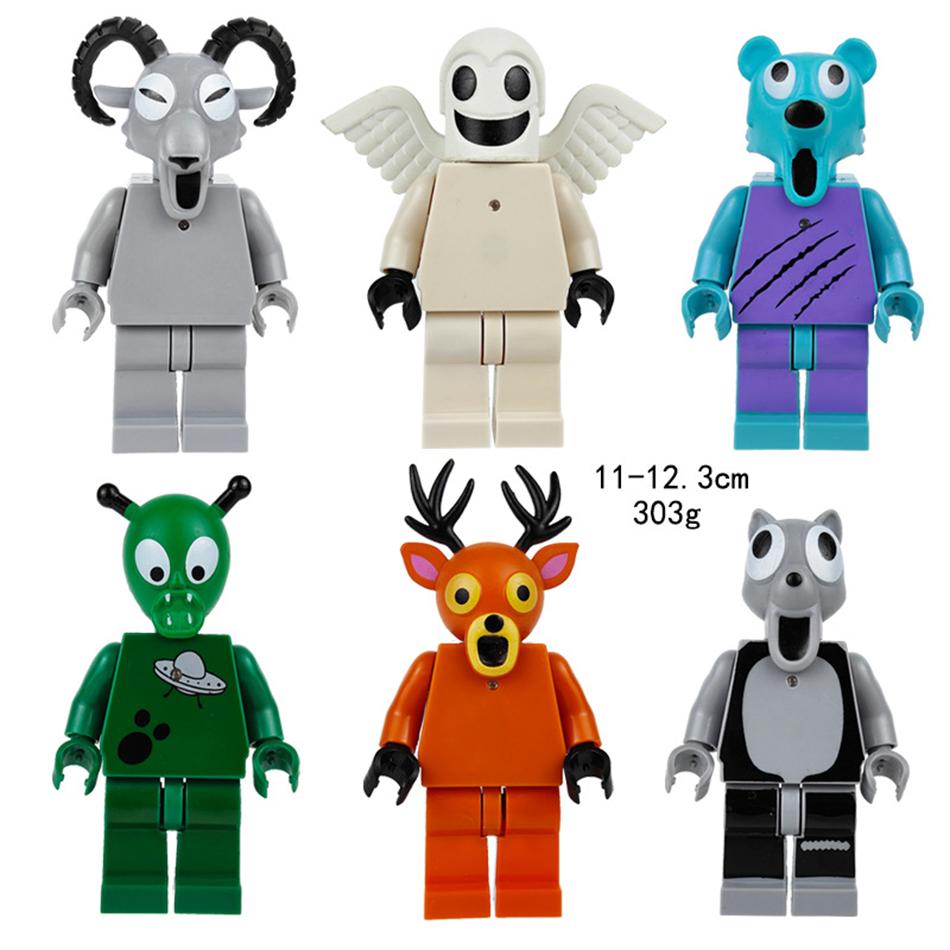 Neu 99 Nächte im Wald Figuren Leuchten Spielzeug Figur Eule Ziege Wolf Hirsch Leuchten Weihnachtsspielzeug Geschenk