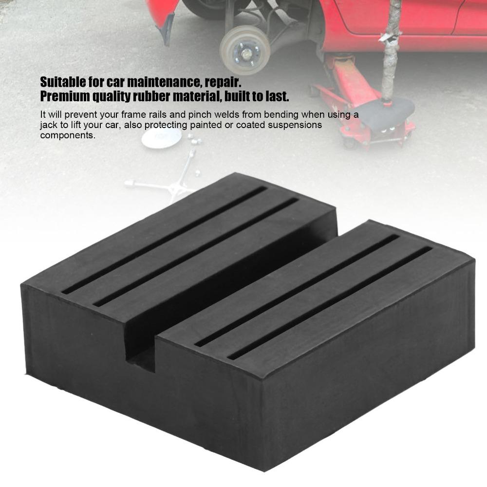 2 Pezzi Universali Tappetini Quadrati per Sollevatore a Cricchetto Kit di Riparazione Cuscino per Cricchetto Veicoli Automobilistici Riparazione