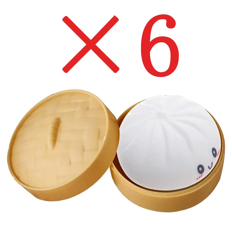 Giant Dumpling Squishy Toys Anxiety Relief Fidget Toy Simulation Food Steamed Stuffed Bun Soft Squeeze Decompression Dough Toy