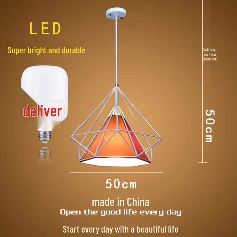 Influencer Friseursalon Retro-Kronleuchter mit Diamant-Dekoration für Friseursalon oder Milchteeladen