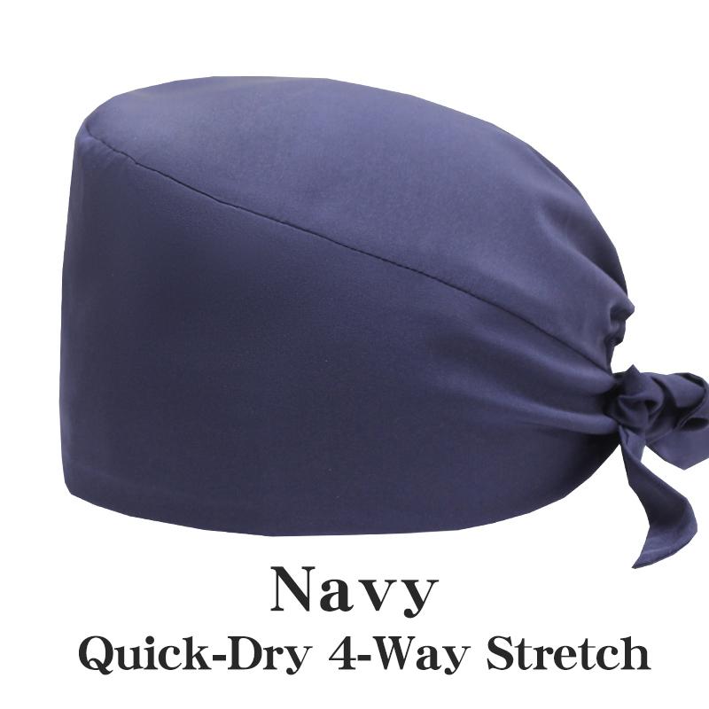 Customized Solid Color Dental Doctors Cap Women Men Nursing Hat Laboratory Pet Vet Breathable Medical Scrub Caps with Buttons