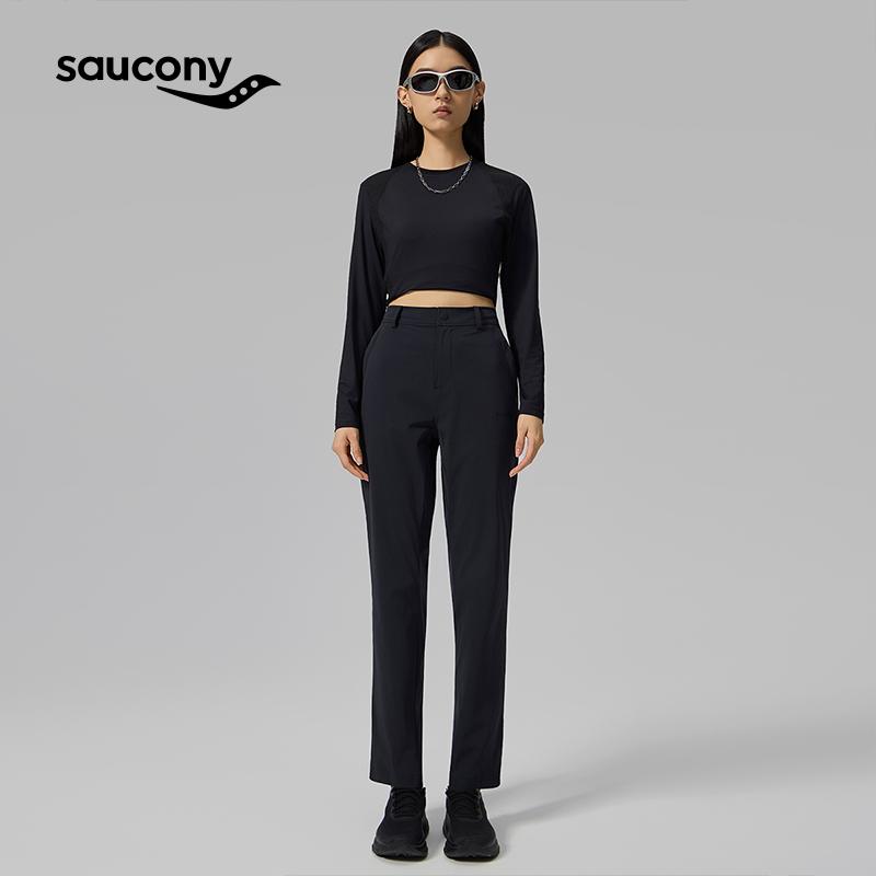 Saucony Loose Comfortable Long Leg Line Casual Knitted Sports Pants Women bottoms SA1250WP83L