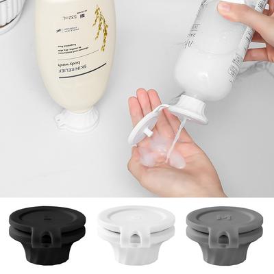 3 Piezas Tapones para Vaciar Botellas 3 Tamaños Tapón de Champú Adaptador Conector Boca Abajo Tapón Invertido a Prueba de Fugas para Gel de Ducha Lociones