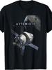 Artemis 2026 Maanmissie Lancering Artemis II Herdenking T-shirt Klassiek Ronde Hals Korte Mouw