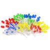 100pcs 3mm 5mm LED Light White Yellow Red Green Blue Assorted Kit DIY LEDs Set electronic diy kit
