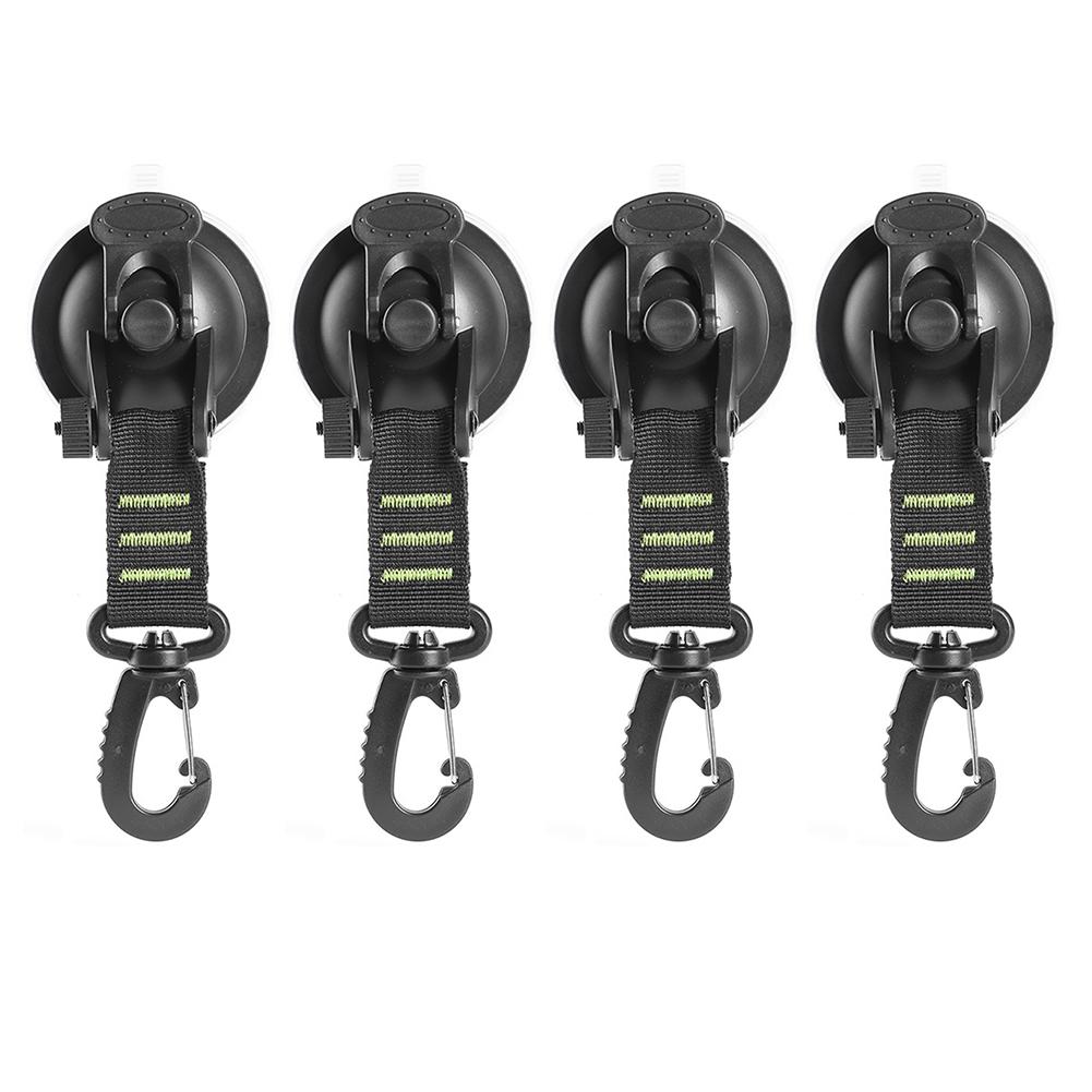 4pcs Outdoor Suction Cup Anchor Securing Hook Tie Down Camping Tarp As Car Side Awning Pool Tarps Tents Securing Hook Universal