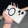 Frosted Semi Clear Magnetic Phone Case for Xiaomi Redmi 12 5G Soft TPU Shockproof Cover