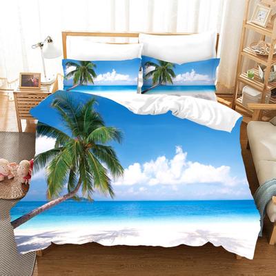 3DSummer Scenery Bedding Sets Duvet Cover Set With Pillowcase Twin Full Queen King Bedclothes Duvet Cover